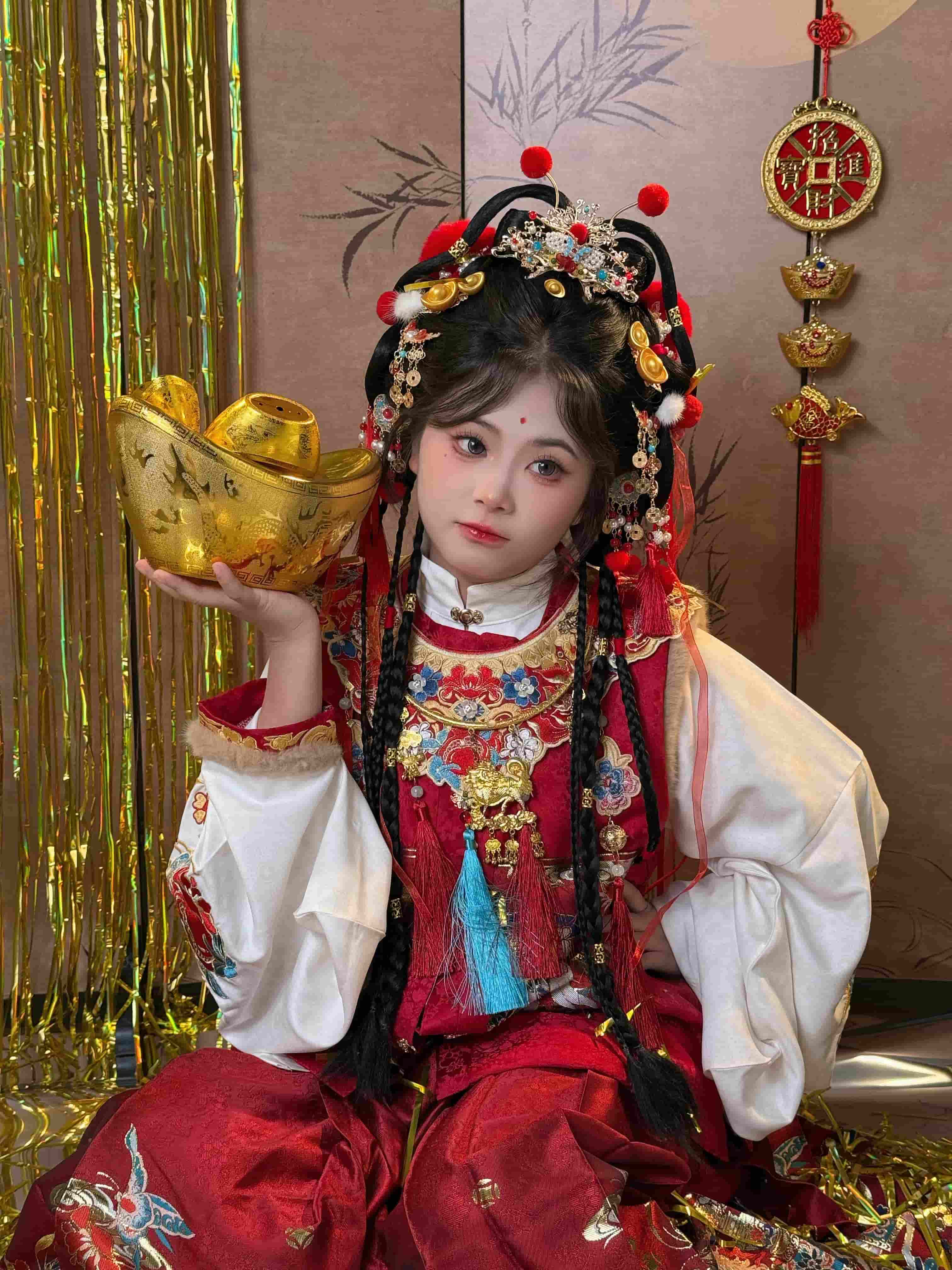马上过年了，摄影班实践“拍财神活动”，特别喜庆应景！ - 图片6