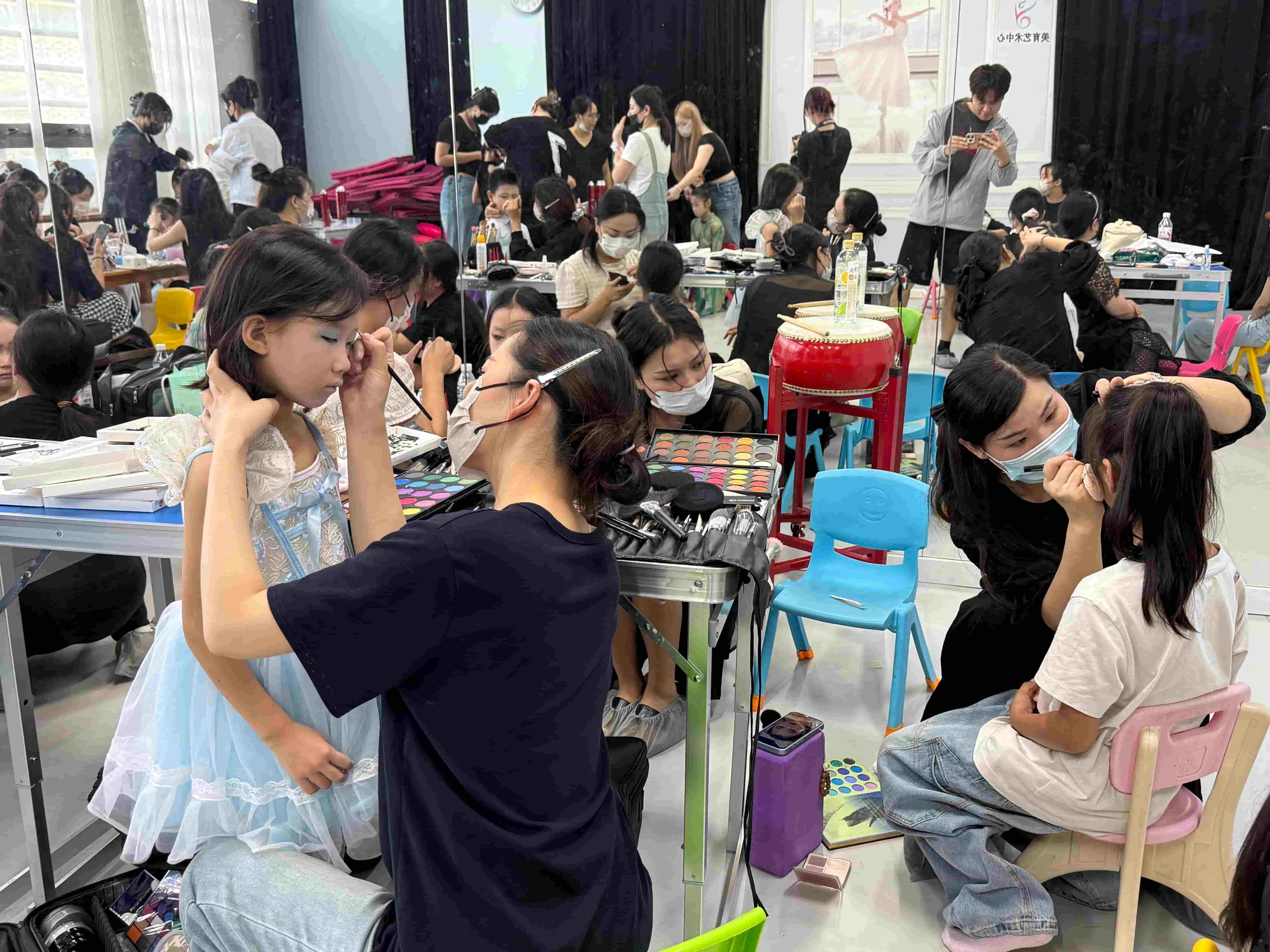 中国舞蹈家协会，舞蹈考级活动，花泽美学化妆班实践活动！ - 图片2
